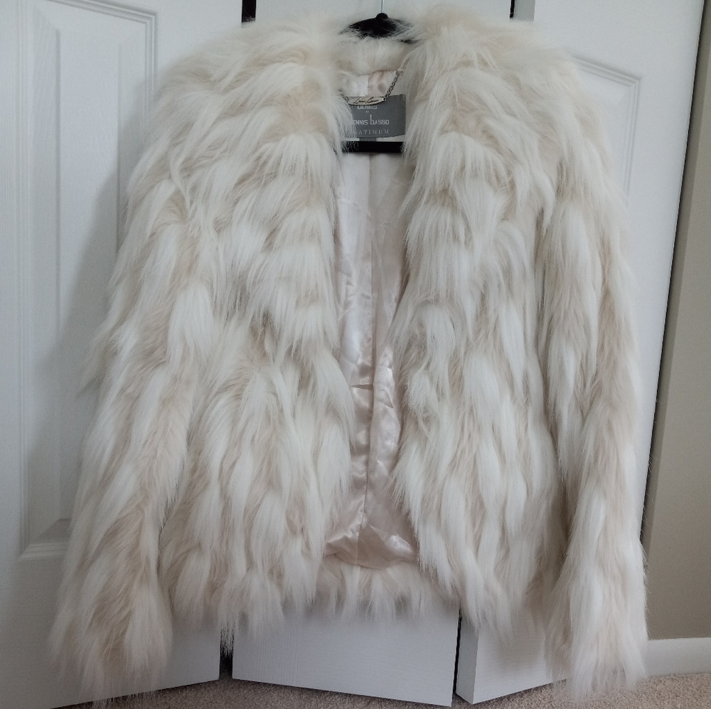 Dennis Basso Platinum Collection Faux Fur Chubby Shrug (QVC Item A260396)